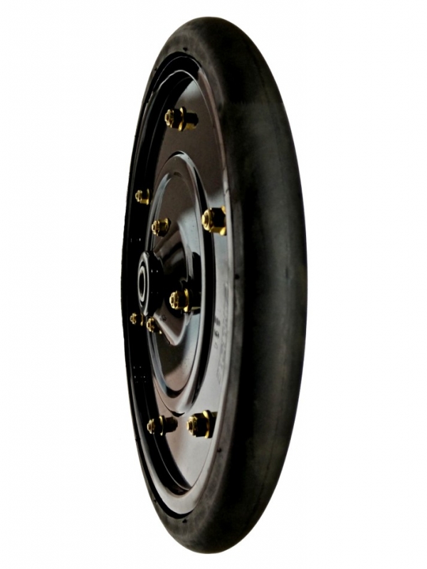 Koło kompletne CARLISLE 1X12 SEMI-PNEUMATIC SMOOTH CROWN MET Steel Wheel 40mm