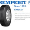 Opona SEMPERIT 385/55R22.5 Runner F2 160K M+S TL